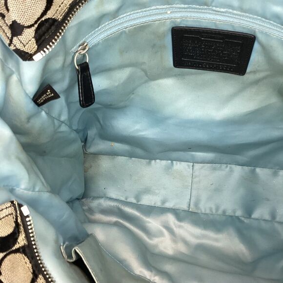 Coach Jacquard Signature Logo North South Large Gallery Tote - Picture 14 of 15